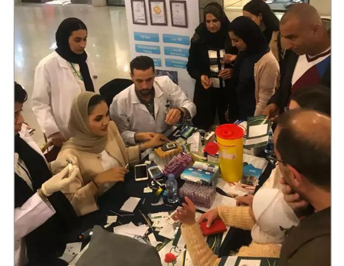 ادي الطلبة السعوديين في عمان ينظم يوما طبيا مجانيا.