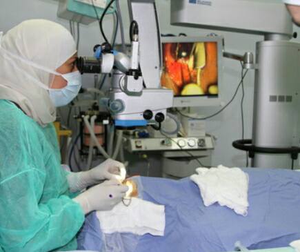 إجراء أول عملية زراعة قرنية في مستشفى الأميرة هيا بنت الحسين العسكري