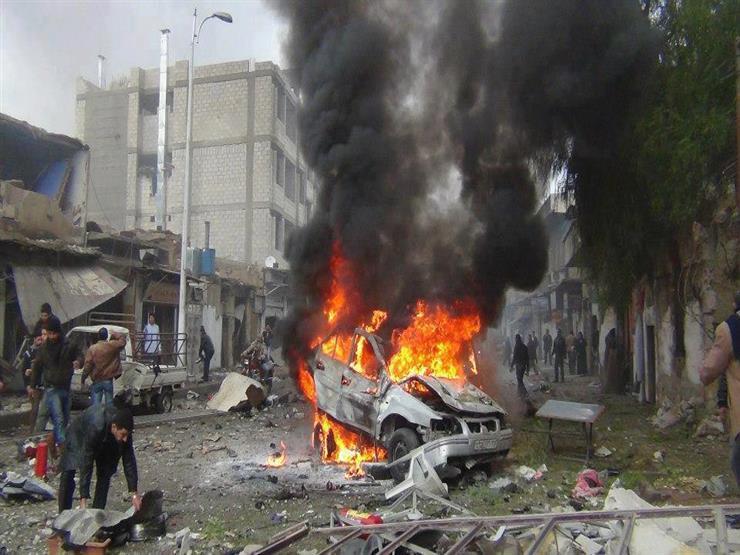 انفجــار سيــــــارة بعفرين السورية يسفر عن مقتل 11 شخصا.