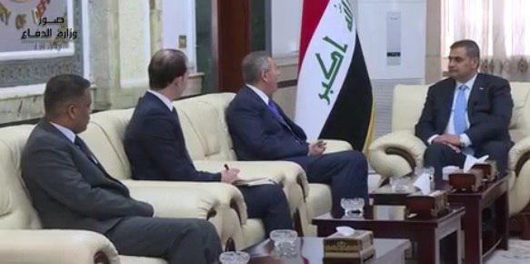 وزير الدفاع العراقي يؤكد الحرص على تطوير العلاقات العسكرية مع الأردن