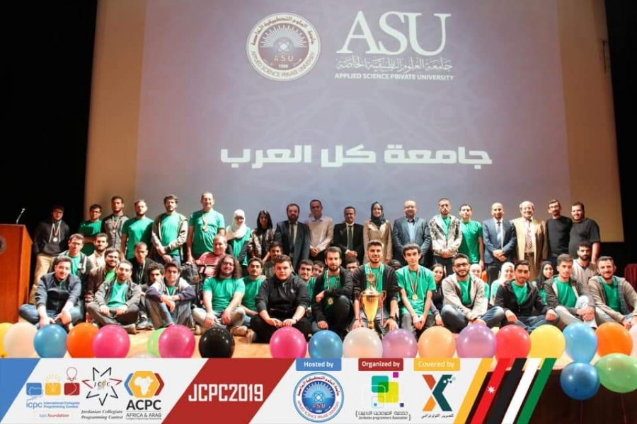 العلوم التطبيقية تستضيف المسابقة الوطنية للبرمجة JCPC وتتأهل للمسابقة العربية للبرمجة.
