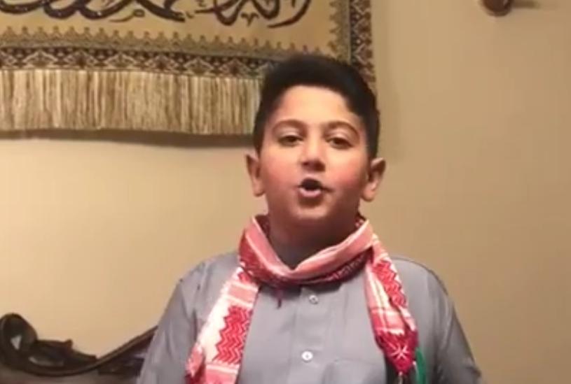 الطفل الربابعه يهدي قصيدة لجلالة الملك عبدالله الثاني و للكوادر الوطنية