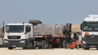 4887 شاحنة مساعدات دخلت قطاع غزة الشهر الماضي