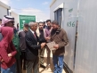 مركز الملك سلمان للإغاثة يوزع 500 كرفان في مخيم الزعتري