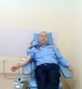 نشامى الأمن يتبرعون بالدم  لأحد المرضى في مستشفى الملك طلال العسكري.