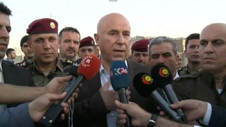 محافظ أربيل: المدينة أمنة والاتصالات جارية لإيقاف تقدم الجيش العراقي