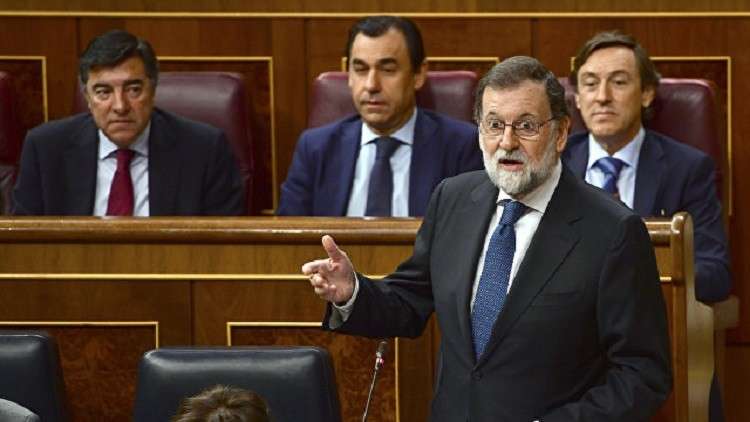 راخوي يدعو لاستعادة سيادة القانون ولانتخابات مبكرة في كتالونيا
