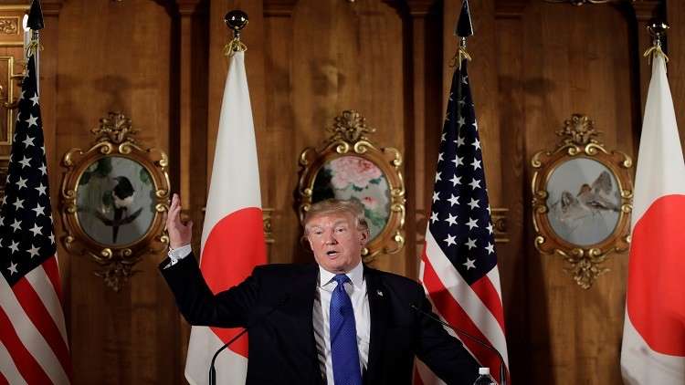 ترامب من طوكيو: صبرنا الاستراتيجي على بيونغ يانغ تجاوز حده