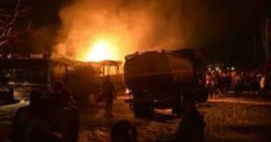 حريق هائل يلتهم 1000 منزل بولاية شرق دارفور بالسودان.