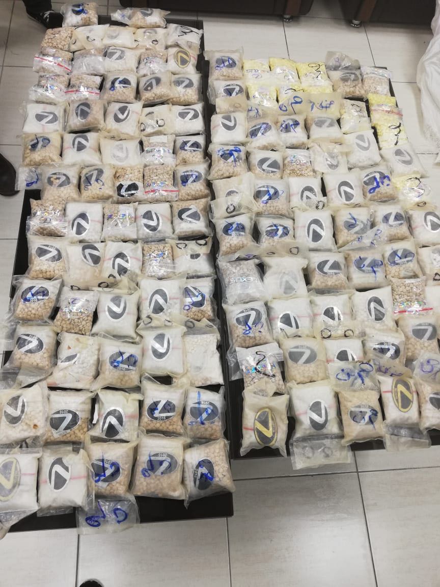 مكافحة المخدرات تضبط ١٢٠ الف حبة مخدرة  في محافظة المفرق.