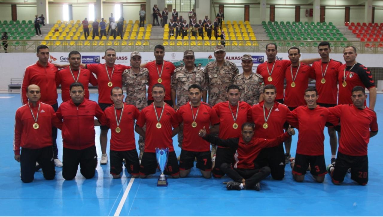 المنطقة العسكرية الوسطى تفوز بلقب بطولة القوات المسلحة الأردنية لكرة اليد للعام الحالي.