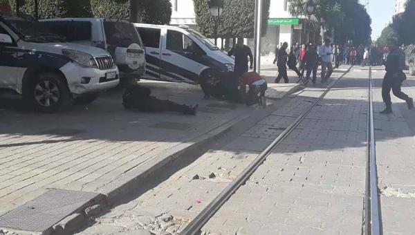 9 اصابات بتفجير انتحارية نفسها وسط العاصمة التونسية