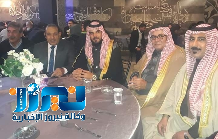 العين الفريق الركن م غازي  الطيب يبارك للشيخ بني هذيل زفاف ابنهِ.. صور