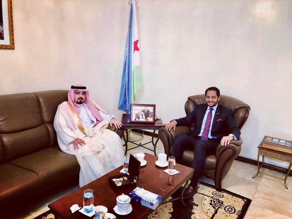 سفير جيبوتي في المملكة العربية السعودية يستقبل الشيخ عماد الحسان