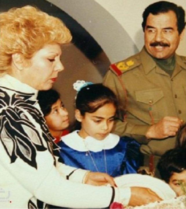 زوجة صدام حسين بخير