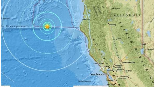زلزال بقوته 6,4 درجات يضرب ولاية كاليفورنيا الأمريكية