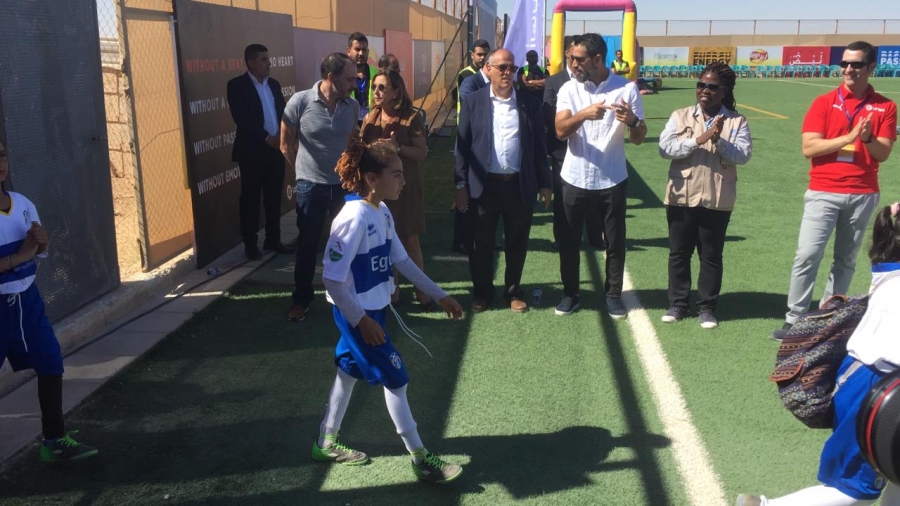 شاهد بالصور.. برنامج ’لاليغا‘ لتدريب كرة القدم يغير حياة أطفال في مخيم الزعتري للاجئين في الأردن