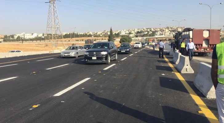 ازمة خانقة في طريق المطار على اثر حادث سير!