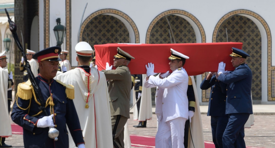 تونس تودع السبسي في جنازة رسمية