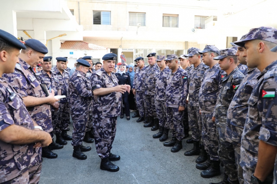 مدير عام الدفـاع المدنـي يتفقد مديريات  دفاع مدني شرق وغرب اربد وإنقاذ وإسناد الشمال وعجلون وجرش