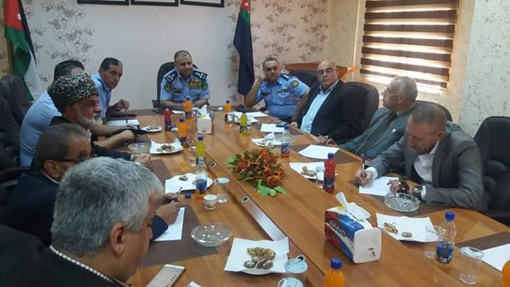 أعضاء المجلس الأمني المحلي لمركز أمن صويلح يزورون إدارة الدوريات  الخارجية..صور