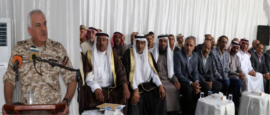 رئيس هيئة الأركان المشتركة يلتقي متقاعدي محافظات الجنوب من العسكريين والمحاربين القدامى