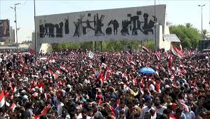 انطلاق مظاهرات حاشدة وسط بغداد