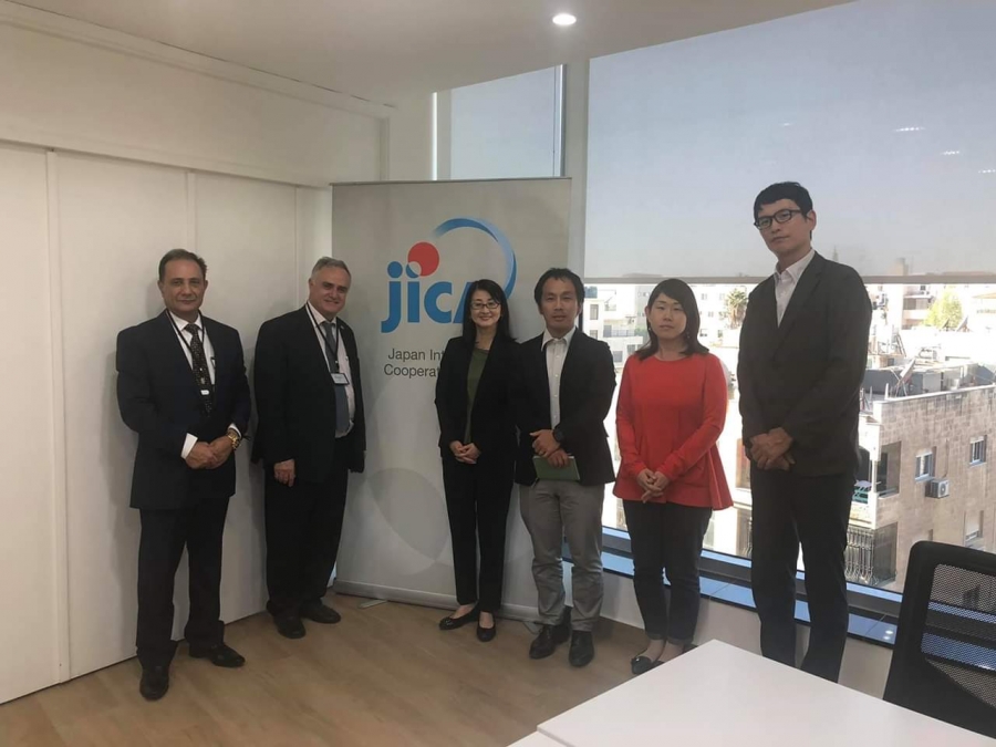 رئيس جامعة الحسين بن طلال يلتقي وفد من مؤسسة JICA اليابانية للتعاون الدولي.