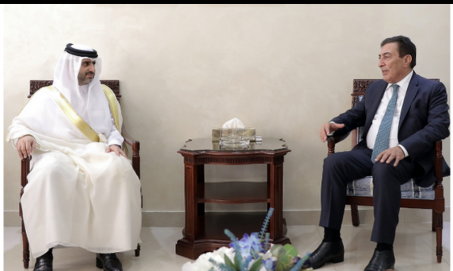 رئيس مجلس النواب يستقبل رئيس ديوان المحاسبة القطري