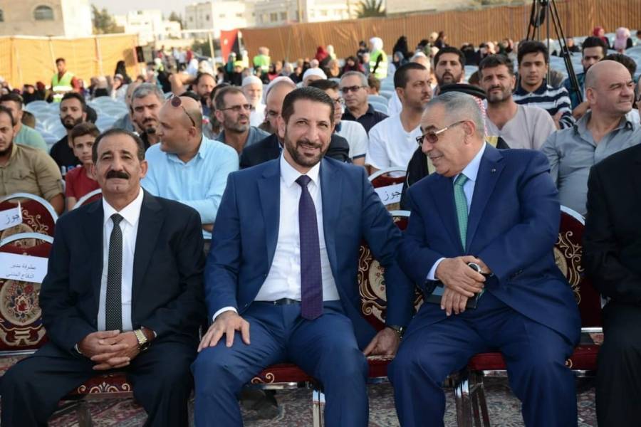 الحسبان يضع حجر الأساس ل مجمّع جمعية الشهيد راشد الزيود للأعمال الخيرية والتنموية في الهاشمية