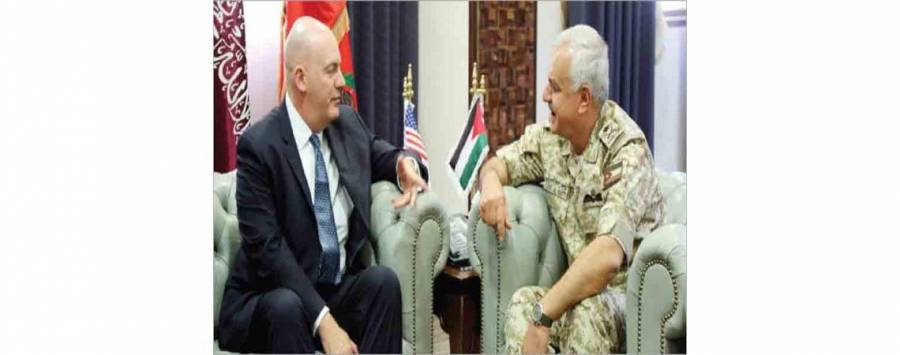 الحنيطي يستقبل مسؤولا امريكيا