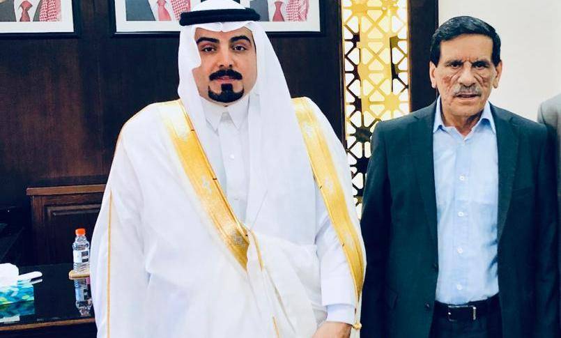  السرور  يستقبل الشيخ الحسان احد شيوخ العراق