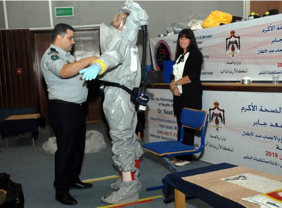 اختتام دورة التدريب على مهمات الوقاية الشخصية في الدفاع المدني