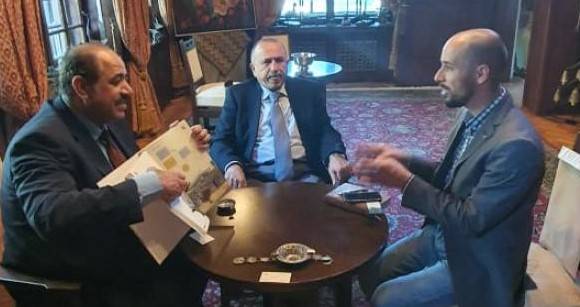 ملك بلغاريا يستقبل قشوع والبرماوي والمجالي