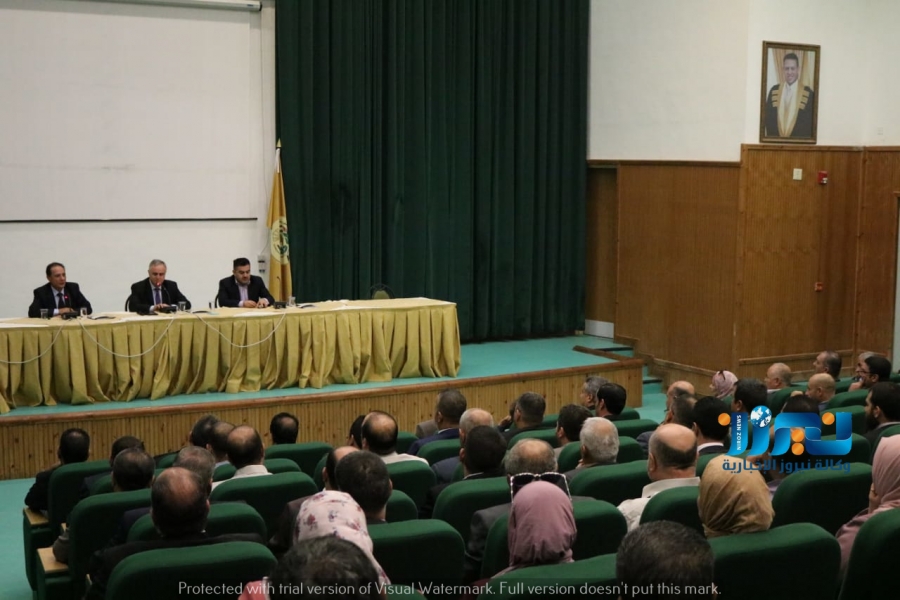 ابو كركي : لقاء دوري مع أعضاء الهيئة التدريسية في جامعة الحسين ...صور
