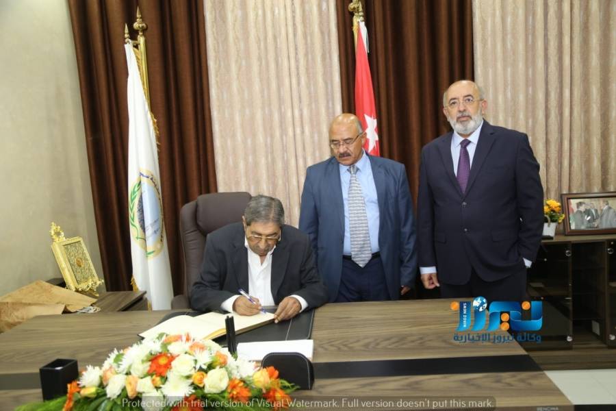 مؤسسة إعمار مدينة السلط ورئيس بلديتها  يقومون بزيارة  لمؤسسة إعمار مدينة سحاب....صور