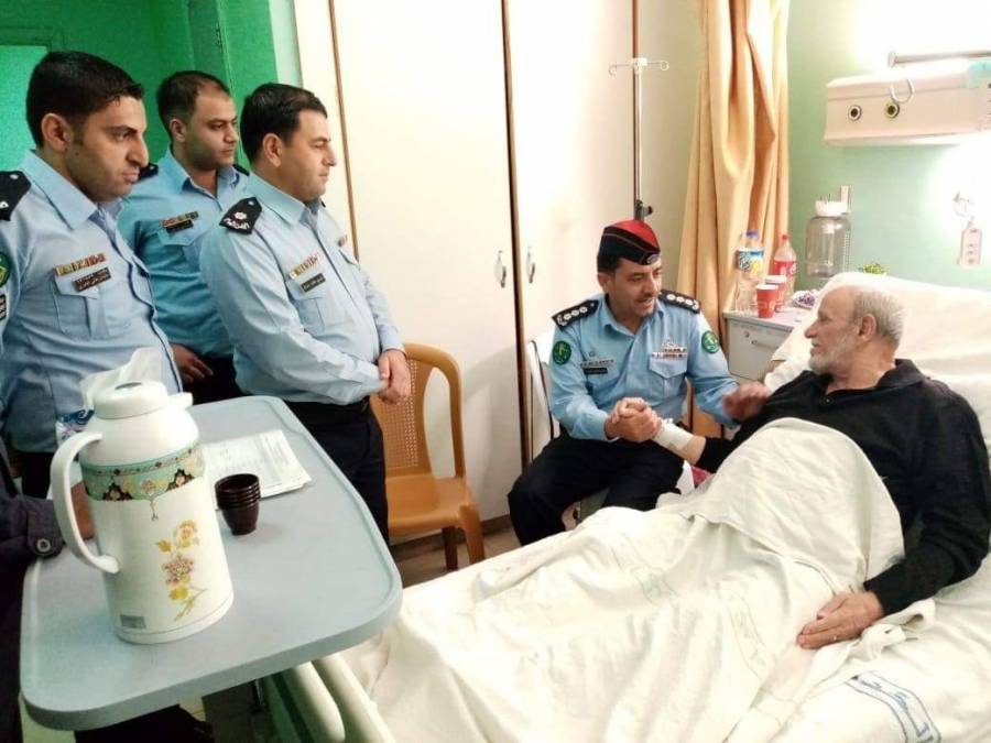 الأمن العام يتبرعون بالدم لمريض في اربد