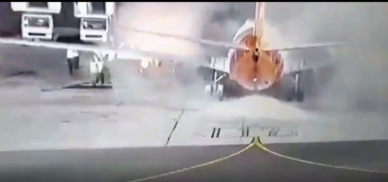حريق بطائرة أوكرانية في مطار شرم الشيخ... تفاصيل