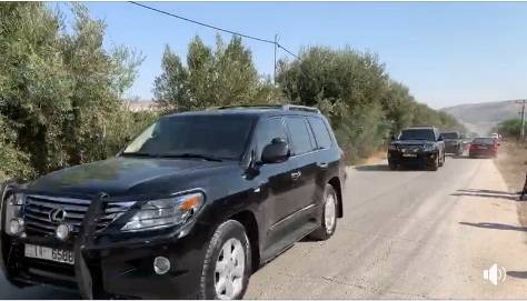 شاهد:  جلالة الملك يقوم بزيارة إلى الباقورة والغمر