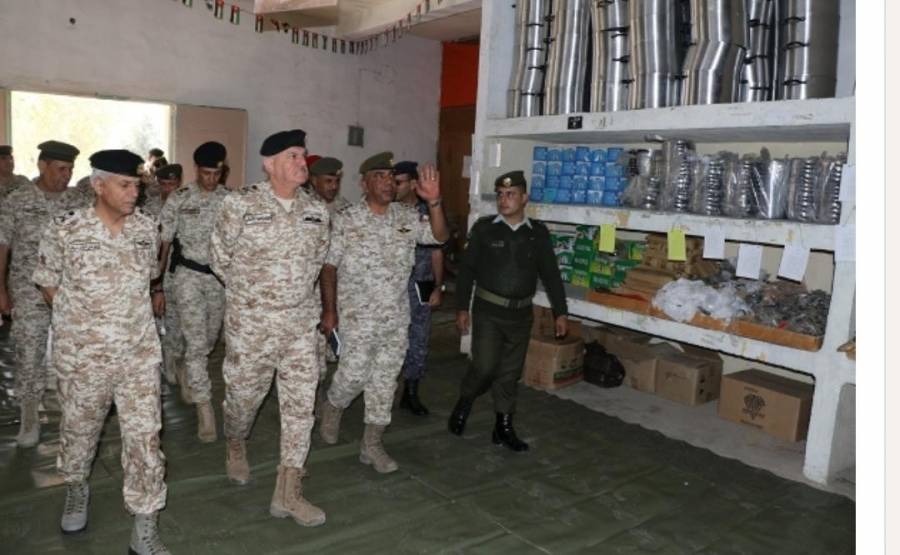 الحنيطي يشيد بالمستوى المتميز  للامداد والتجهيز والتموين والنقل الملكي ودورهما في تحسين وتطوير الإسناد اللوجستي للقوات المسلحة