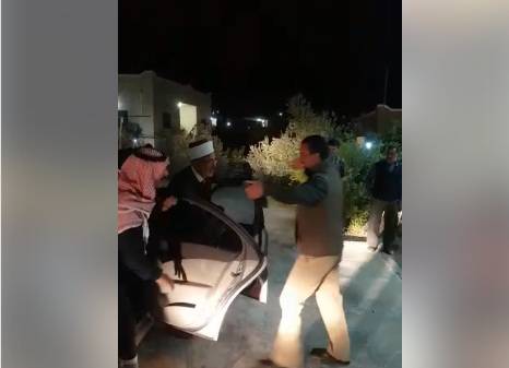 إطلاق نار كثيف خلال استقبال الربطة بمناسبة تعيينه قاضي القضاة