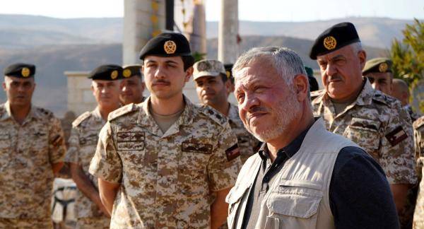 الملك وولي العهد في الغمر