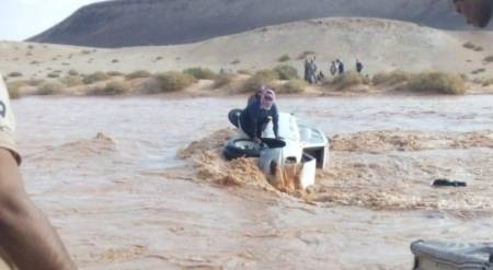 السفارة السعودية : تشكر الأردن لانقاذ قوات البادية 4 سعوديين جرفتهم السيول
