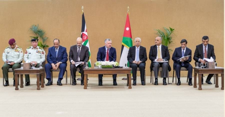 الملك يلتقي أبناء قبيلة بني حسن.... صور