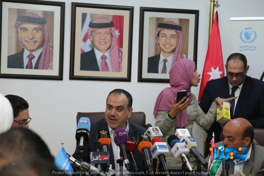 وزير الزراعة في مؤتمر صحفي : الملك وجه بالاهتمام بمنطقتي الغمر والباقورة زراعيا