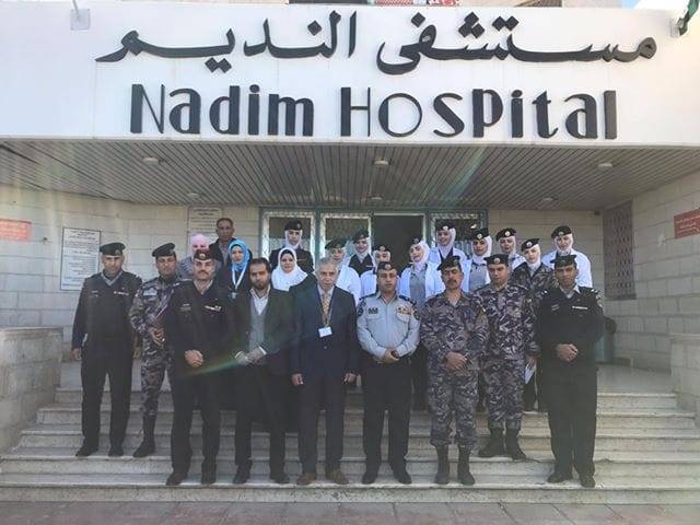 دفاع مدني مادبا تنظم مبادرة التطبيق العملي للمسعفات داخل مستشفى النديم الحكومي