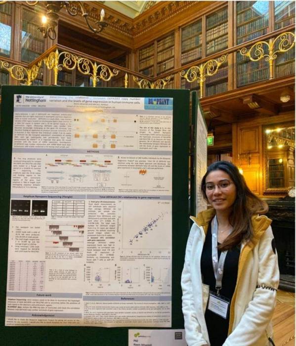 الأردنية الحميدي من جامعة نوتنجهام البريطانية تشارك بالمؤتمر الدولي لعلم الوراثة