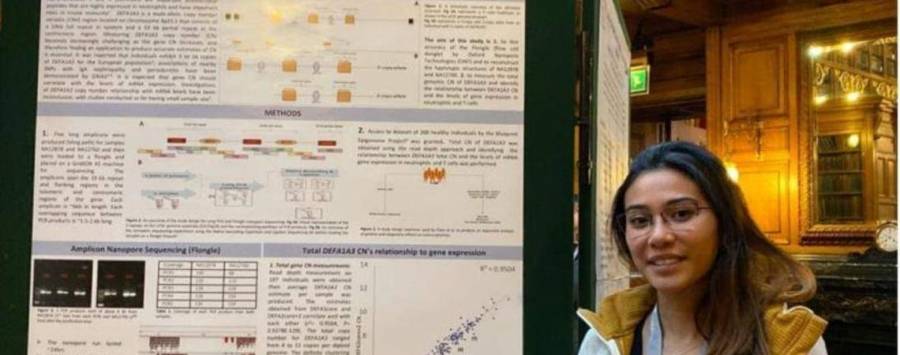 الأردنية الحميدي من جامعة نوتنجهام البريطانية تشارك بالمؤتمر الدولي لعلم الوراثة