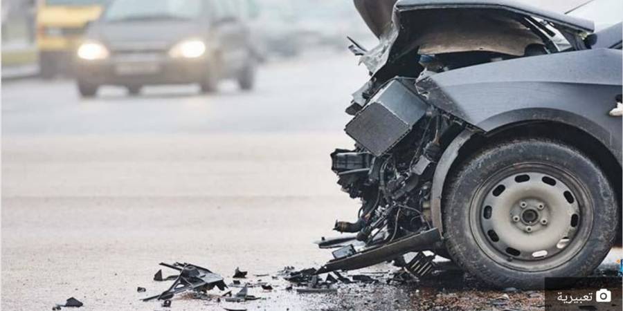 إصابة شخص اثر حادث تصادم في محافظة معان