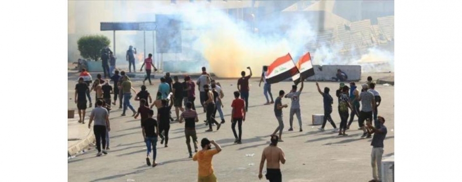مقتل واصابة عشرات المتظاهرين في العراق